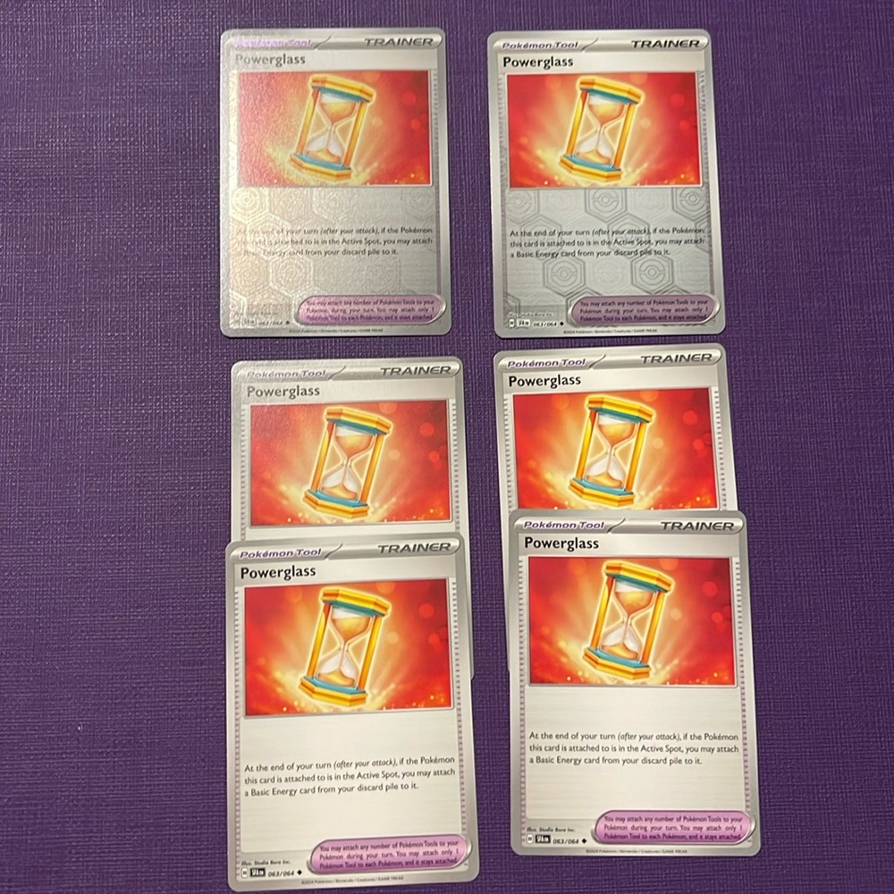 Powerglass SFA 063/064 x4 non holo & x2 reverse holo